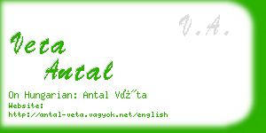 veta antal business card